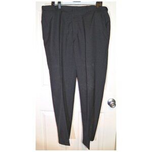 Haggar Men's Navy Blue Size 36W 29L Dress Pants Slacks Stretch Waistband